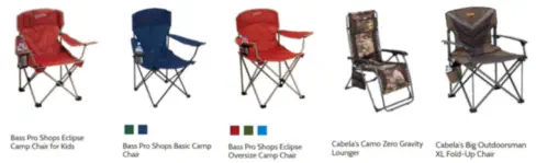 Bass Pro Camping Chairs