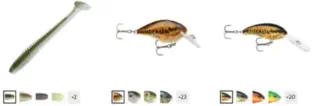 Smallmouth Bass Fishing Lures for Union Valley Reservoir
